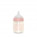 Biberon Vidrio 120ml Bonhomia Feather Rosa Suavinex